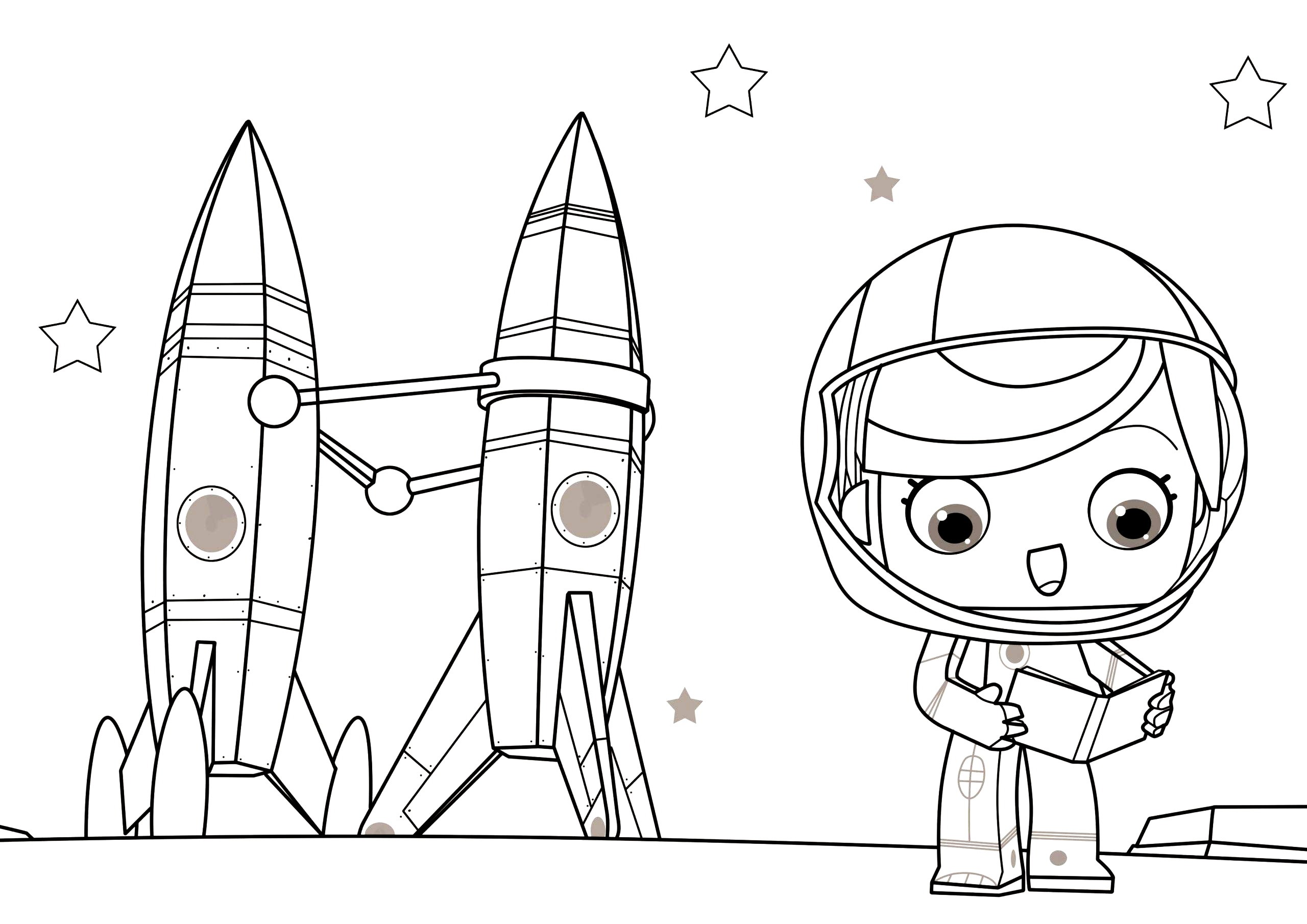 Майя  космонавт и ракеты